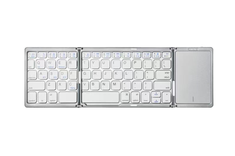NomadKeys™ Tri-Fold Bluetooth Keyboard with Touchpad