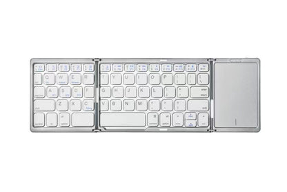 NomadKeys™ Tri-Fold Bluetooth Keyboard with Touchpad