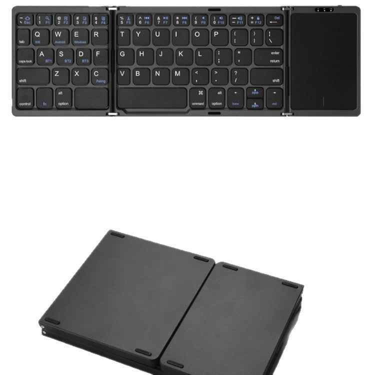 NomadKeys™ Tri-Fold Bluetooth Keyboard with Touchpad